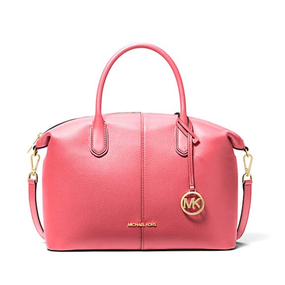 🆕 NWT 💖 MK Hyde Large Pebbled Leather Satchel - Picture 1 of 3